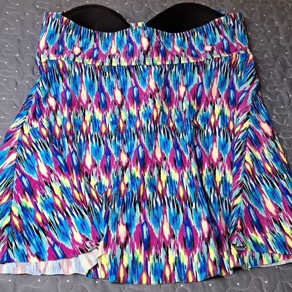 HIlor strapless swim top size 12 - Picture 2 of 4